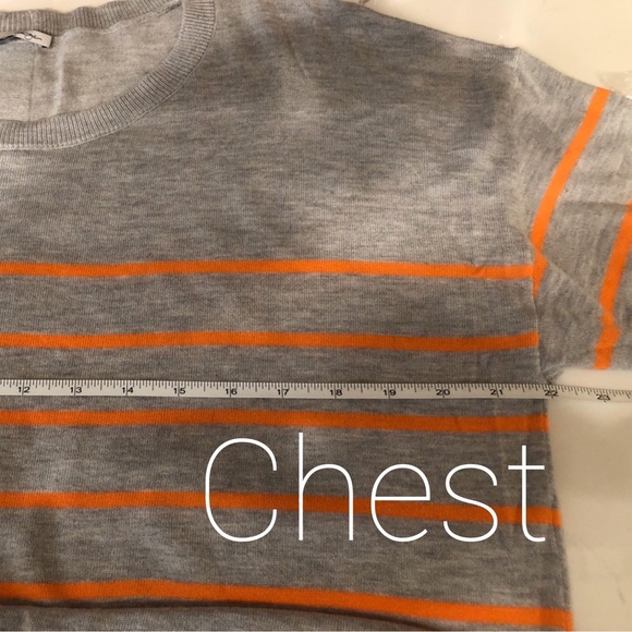 NWOT HALOGEN Woven Hem layered look Sweater. - Picture 6 of 8